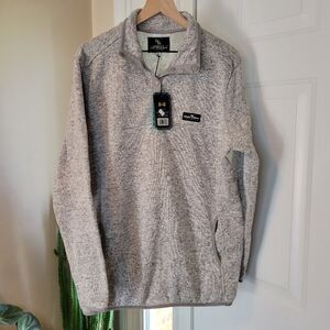 NEW Simply Southern Grey Fleece Pullover 1/4 Snap, Size Womens XXL